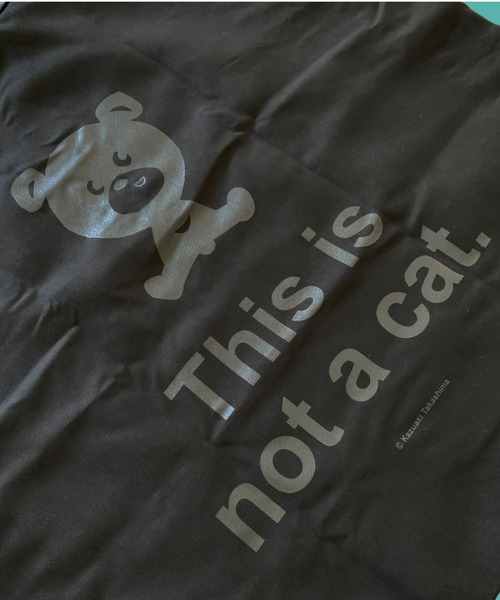 This is not a cat.(ディスイズノットアキャット)の「【 This is not a cat. / ディスイズ ノット ア キャット 】 エコバッグ eco bag 4580742400901 MDI(トートバッグ・レディース・ブラック・FREE)」の7枚目の写真