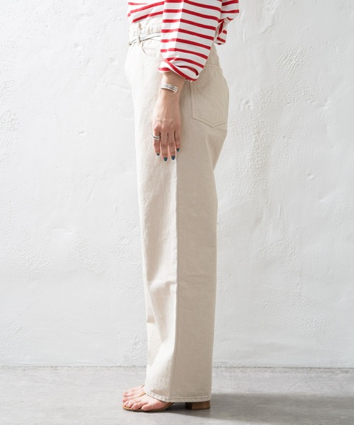 SHENERY（シーナリー）の「ベージュBIGデニムパンツ（デニムパンツ・レディース・ベージュ・36/38）」の16枚目の写真