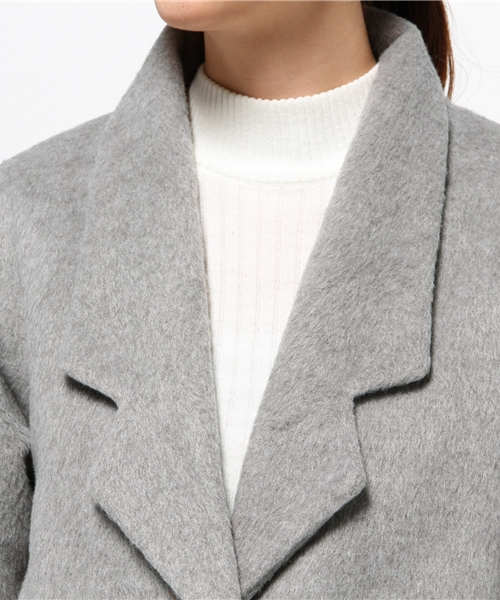 Kastane(カスタネ)の「【Kastane】サイズ変更中綿ビッグジャケット(その他アウター・レディース・ネイビー/グレー・FREE)」の7枚目の写真