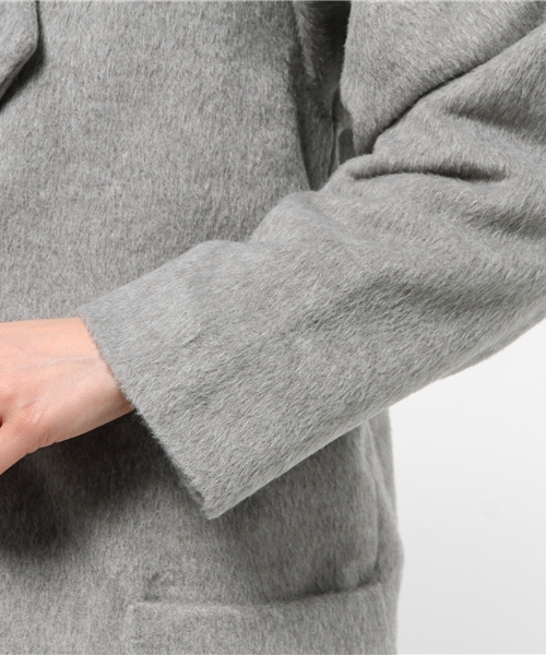 Kastane(カスタネ)の「【Kastane】サイズ変更中綿ビッグジャケット(その他アウター・レディース・ネイビー/グレー・FREE)」の8枚目の写真