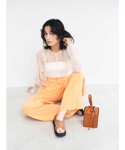 ミラオーウェン　ワンハンドルバッグ　ブラウン Mila Owen(ミラオーウェン)の「ワンハンドルミニバッグ」 - PARTE