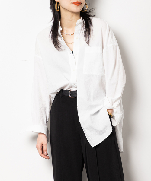 cityshop TYPEWRITER SHIRT オーバーサイズシャツ セール】TYPEWRITER WASHER シャツ（シャツ/ブラウス）｜CITYSHOP