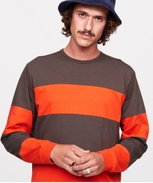 POP TRADING COMPANY | POP TRADING COMPANY/ポップトレーディングカンパニー/panel longsleeve t-shirt(Tシャツ/カットソー)