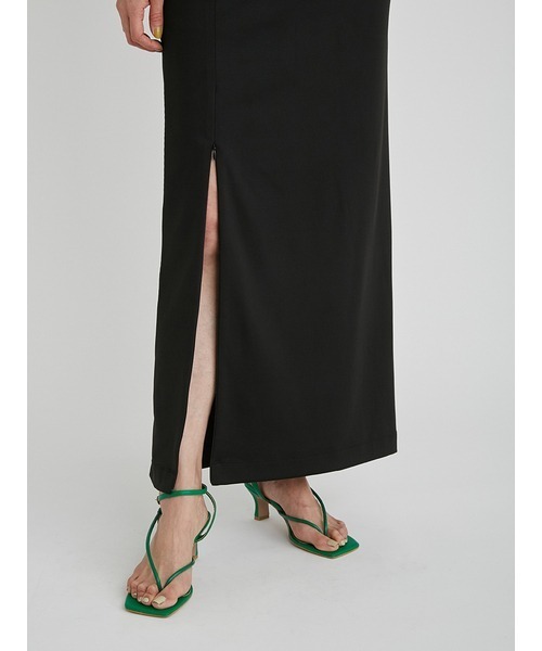 FRAY I.D(フレイアイディー)の「ロングスリットジャージースカート(スカート・レディース・ブラック/グリーン/ベージュ・0/1)」の13枚目の写真