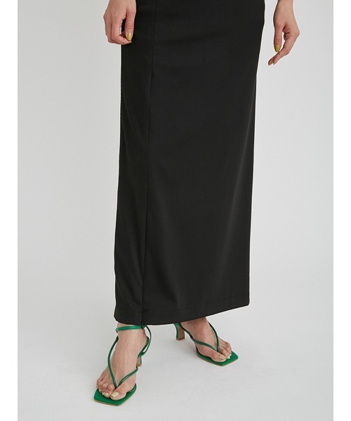 FRAY I.D(フレイアイディー)の「ロングスリットジャージースカート(スカート・レディース・ブラック/グリーン/ベージュ・0/1)」の14枚目の写真