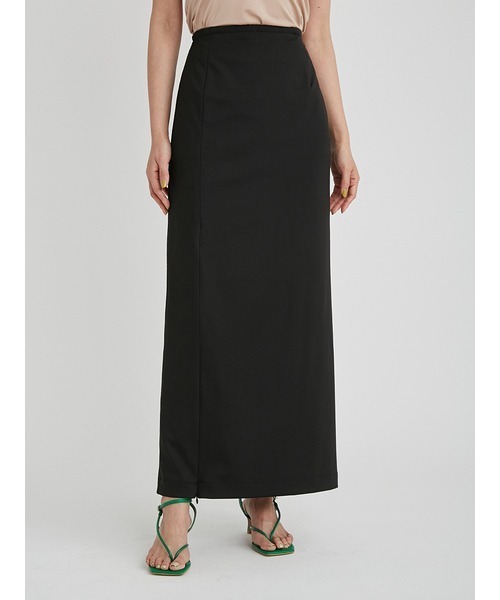 FRAY I.D(フレイアイディー)の「ロングスリットジャージースカート(スカート・レディース・ブラック/グリーン/ベージュ・0/1)」の8枚目の写真