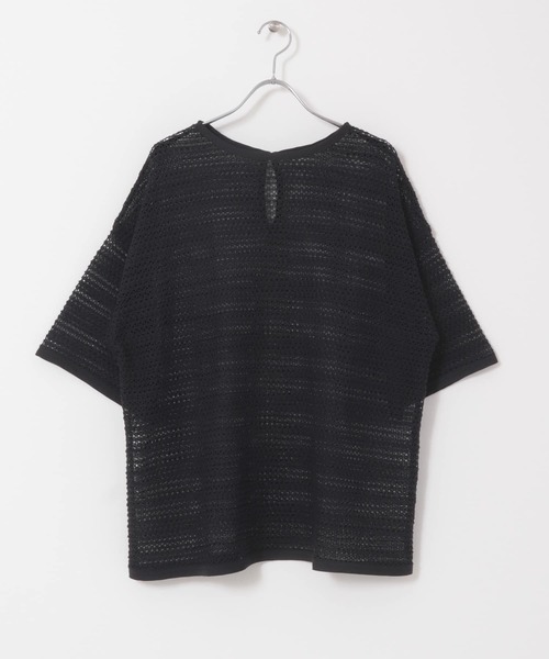 KBF（ケイビーエフ）の「2WAYレースBIGTシャツ（シャツ/ブラウス・レディース・ブラック/オフホワイト/イエロー・ONE）」の15枚目の写真