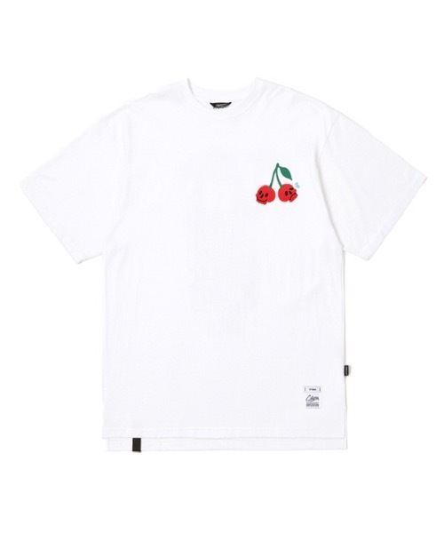 STIGMA(スティグマ)の「【STIGMA 】22チェリー オーバーサイズティーシャツ / 22 CHERRY OVERSIZED T-SHIRTS(Tシャツ/カットソー・レディース・ホワイト/ブラック・MEDIUM/LARGE/X-LARGE)」の1枚目の写真