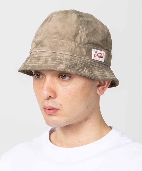 XLARGE（エクストララージ）の「OVERDYE HAT/オーバーダイ　加工　メンズ　バケハ　帽子（ハット・メンズ・ブラック/ネイビー/ブラウン・M/L）」の13枚目の写真