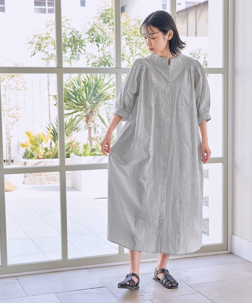 LAKOLE（ラコレ）の「パフスリーブテントラインワンピース / 278629