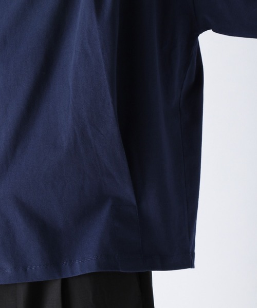 niko and...(ニコアンド)の「配色タックTシャツ(Tシャツ/カットソー・メンズ・ベージュ/オフホワイト/ネイビー・MEDIUM/LARGE)」の18枚目の写真