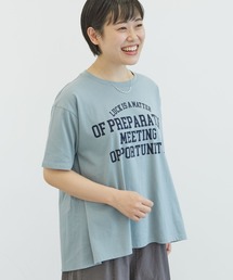 布帛切替アメカジロゴTEE *◆