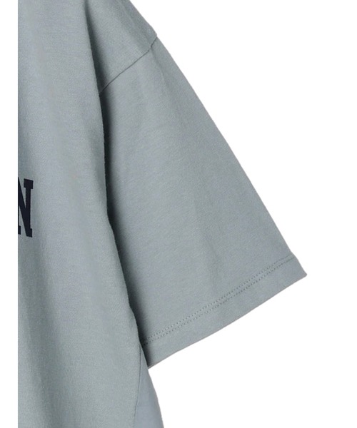 CRAFT STANDARD BOUTIQUE(クラフトスタンダードブティック)の「布帛切替アメカジロゴTEE *◆(Tシャツ/カットソー・レディース・チャコールグレー/オフホワイト/サックスブルー・FREE)」の19枚目の写真
