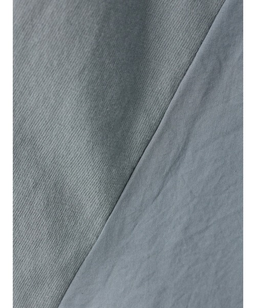 CRAFT STANDARD BOUTIQUE(クラフトスタンダードブティック)の「布帛切替アメカジロゴTEE *◆(Tシャツ/カットソー・レディース・チャコールグレー/オフホワイト/サックスブルー・FREE)」の10枚目の写真