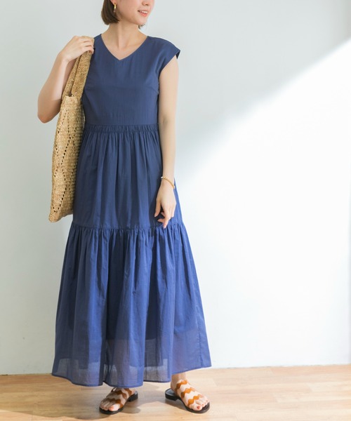 新品 URBAN RESEARCH Lab. フレンチスリーブマキシシャツワンピ UR Lab.｜フレンチスリーブマキシシャツワンピース | Rakuten