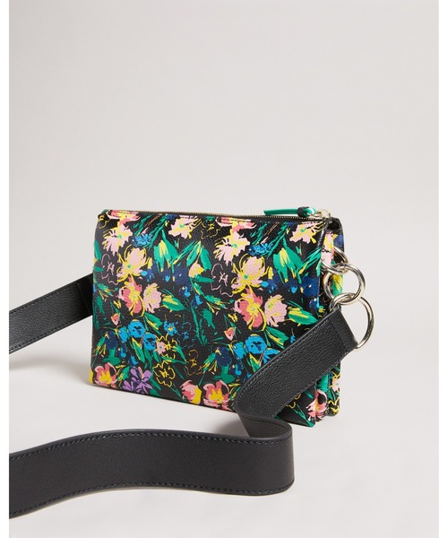 Ted Baker（テッドベーカー）の「PARCEYY ウェビングストラップ フラワープリント クロスボディバッグ（ショルダーバッグ）」 WEAR