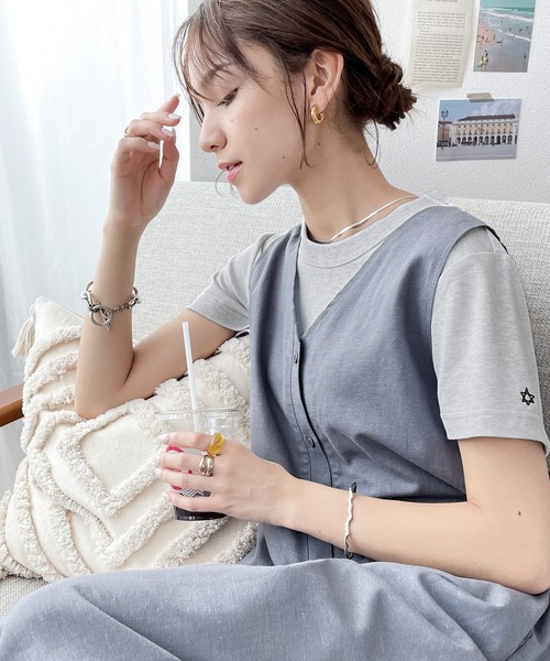 セール】《ms+ ideal》シンプルの極み。滑らか綿100％ワン