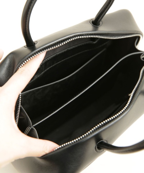 ADD CULUMN（アドカラム）の「ADD CULUMN/ＰＵＦＦ ボストンバッグ（ボストンバッグ・レディース・ブラック/ベージュ/ブラウン・FREE）」の13枚目の写真