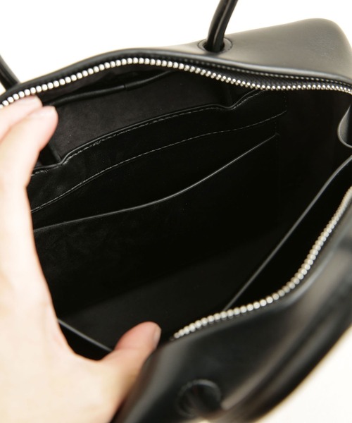 ADD CULUMN（アドカラム）の「ADD CULUMN/ＰＵＦＦ ボストンバッグ（ボストンバッグ・レディース・ブラック/ベージュ/ブラウン・FREE）」の14枚目の写真