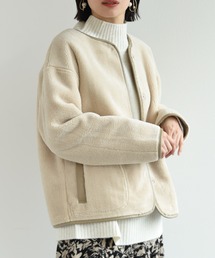 フェイクムートンリバーシブルコート