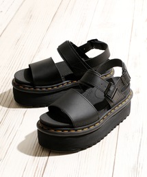 And A | Dr.Martens ドクターマーチン / Voss Quad ヴォス クアッド 厚底レザーストラップサンダル(サンダル)