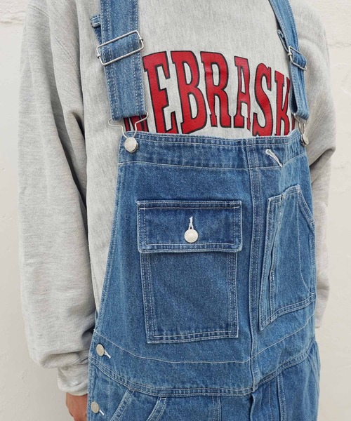 XLARGE（エクストララージ）の「XLARGE / エクストララージ PATCHED DOUBLE KNEE OVERALL ダブルニーオーバーオール（サロペット/オーバーオール・メンズ・ブラック/インディゴブルー/カモフラージュ・SMALL/MEDIUM/LARGE/X-LARGE）」の6枚目の写真