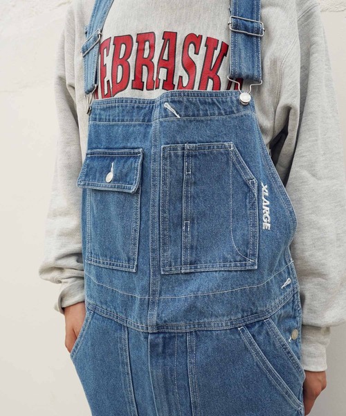 XLARGE（エクストララージ）の「XLARGE / エクストララージ PATCHED DOUBLE KNEE OVERALL ダブルニーオーバーオール（サロペット/オーバーオール・メンズ・ブラック/インディゴブルー/カモフラージュ・SMALL/MEDIUM/LARGE/X-LARGE）」の11枚目の写真