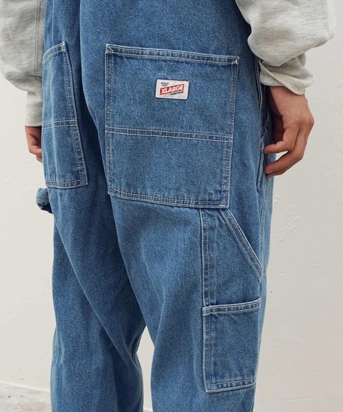 XLARGE（エクストララージ）の「XLARGE / エクストララージ PATCHED DOUBLE KNEE OVERALL ダブルニーオーバーオール（サロペット/オーバーオール・メンズ・ブラック/インディゴブルー/カモフラージュ・SMALL/MEDIUM/LARGE/X-LARGE）」の19枚目の写真