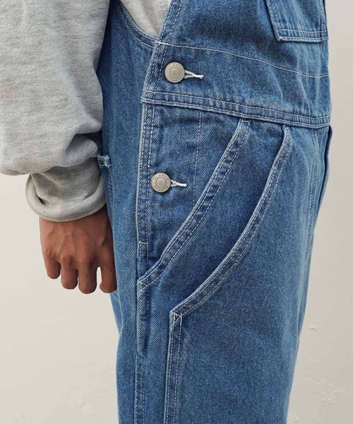 XLARGE（エクストララージ）の「XLARGE / エクストララージ PATCHED DOUBLE KNEE OVERALL ダブルニーオーバーオール（サロペット/オーバーオール・メンズ・ブラック/インディゴブルー/カモフラージュ・SMALL/MEDIUM/LARGE/X-LARGE）」の14枚目の写真
