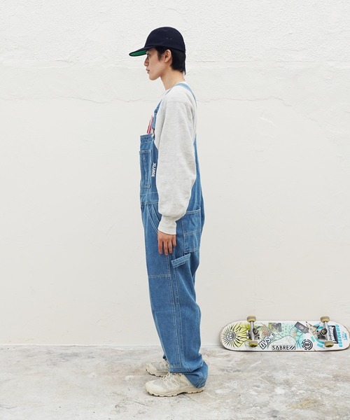 XLARGE（エクストララージ）の「XLARGE / エクストララージ PATCHED DOUBLE KNEE OVERALL ダブルニーオーバーオール（サロペット/オーバーオール・メンズ・ブラック/インディゴブルー/カモフラージュ・SMALL/MEDIUM/LARGE/X-LARGE）」の17枚目の写真