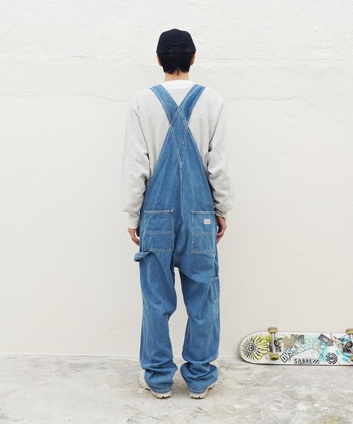 XLARGE（エクストララージ）の「XLARGE / エクストララージ PATCHED DOUBLE KNEE OVERALL ダブルニーオーバーオール（サロペット/オーバーオール・メンズ・ブラック/インディゴブルー/カモフラージュ・SMALL/MEDIUM/LARGE/X-LARGE）」の7枚目の写真