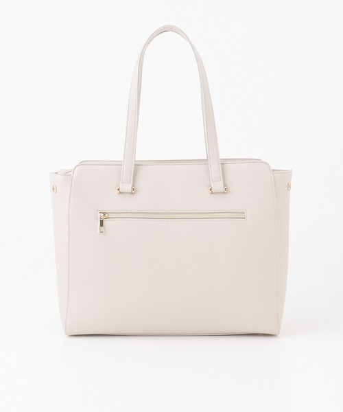 Honeys（ハニーズ）の「ＰＣポーチ付Ａ４トート（トートバッグ・レディース・ブラック/ネイビー/モカ/グレイッシュベージュ/サックスブルー系・FREE）」の8枚目の写真