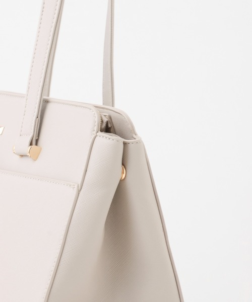 Honeys（ハニーズ）の「ＰＣポーチ付Ａ４トート（トートバッグ・レディース・ブラック/ネイビー/モカ/グレイッシュベージュ/サックスブルー系・FREE）」の13枚目の写真