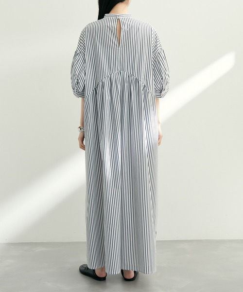 ADAM ET ROPE'(アダムエロペ)の「ミニベストシャツワンピースセット(シャツワンピース・レディース・ブルー/ブラック系その他・FREE)」の13枚目の写真