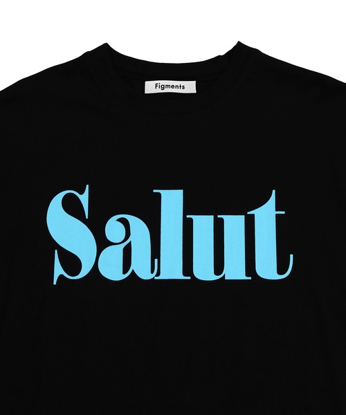 Figments(フィグメンツ)の「Salut Tシャツ(Tシャツ/カットソー・レディース・ホワイト/ブラック・FREE)」の6枚目の写真