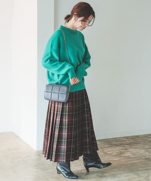 B:MING by BEAMS(ビーミングバイビームス)の「B:MING by BEAMS / アンゴラ ストレッチ プルオーバー(ニット/セーター・レディース・ベージュ/ラベンダー/グリーン/オフホワイト・FREE)」の16枚目の写真