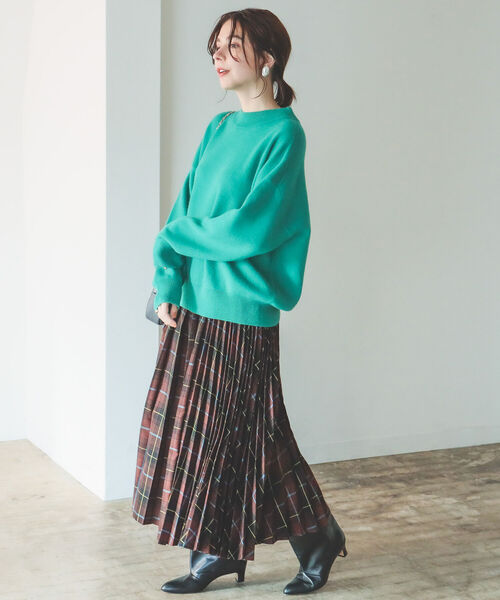 B:MING by BEAMS(ビーミングバイビームス)の「B:MING by BEAMS / アンゴラ ストレッチ プルオーバー(ニット/セーター・レディース・ベージュ/ラベンダー/グリーン/オフホワイト・FREE)」の17枚目の写真