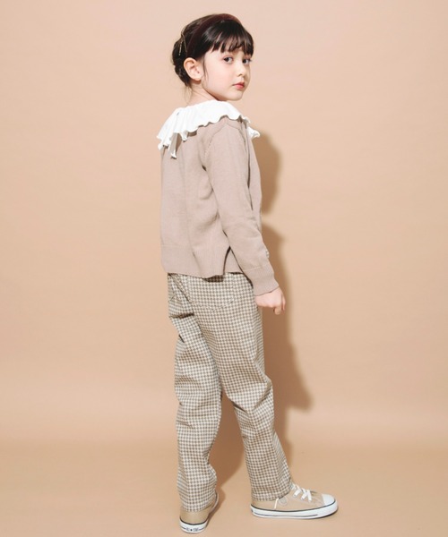 BRANSHES(ブランシェス)の「【マカロンパンツ】テーパードシルエットロングパンツ(チノパンツ・キッズ・ブラウン/ピンク/ブラック/アイボリー/ネイビー/ライトグリーン/その他1・160/100/140/130/120/150/110/90)」の13枚目の写真