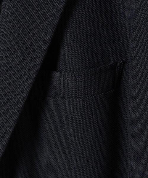 green label relaxing(グリーンレーベルリラクシング)の「ECO ハニカムジャージ 2B ジャケット -ウォッシャブル-(テーラードジャケット・メンズ・ネイビー/グレー・S/M/L/XL)」の14枚目の写真