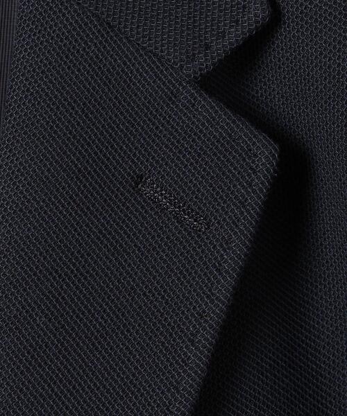 green label relaxing(グリーンレーベルリラクシング)の「ECO ハニカムジャージ 2B ジャケット -ウォッシャブル-(テーラードジャケット・メンズ・ネイビー/グレー・S/M/L/XL)」の15枚目の写真