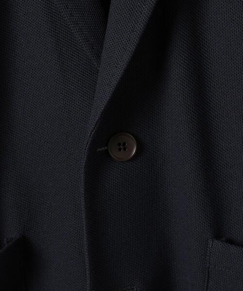 green label relaxing(グリーンレーベルリラクシング)の「ECO ハニカムジャージ 2B ジャケット -ウォッシャブル-(テーラードジャケット・メンズ・ネイビー/グレー・S/M/L/XL)」の17枚目の写真