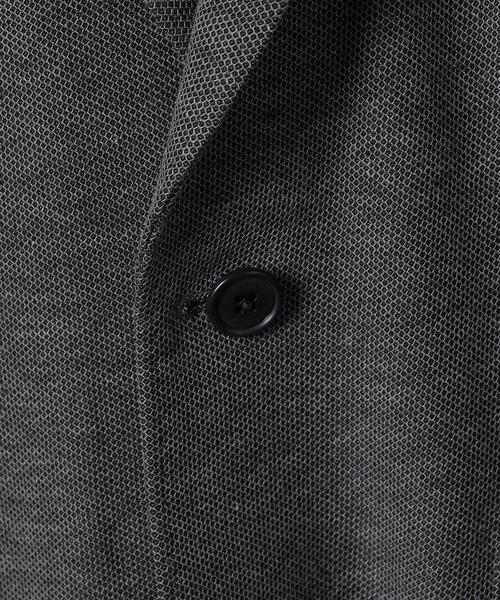 green label relaxing(グリーンレーベルリラクシング)の「ECO ハニカムジャージ 2B ジャケット -ウォッシャブル-(テーラードジャケット・メンズ・ネイビー/グレー・S/M/L/XL)」の20枚目の写真