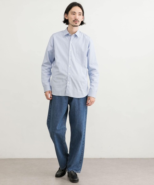 THOMAS MASON（トーマス メイソン）の「トーマスメイソンレギュラーフィットシャツ（シャツ/ブラウス・メンズ・ロイヤルブルー/ネイビー/ホワイト/ストライプ・LARGE/SMALL/MEDIUM）」の11枚目の写真