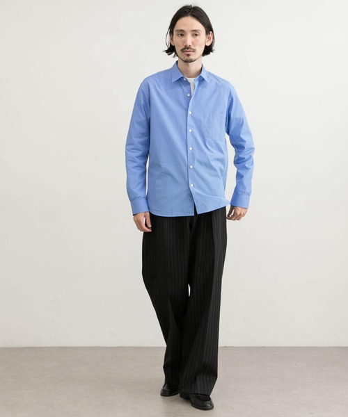 THOMAS MASON（トーマス メイソン）の「トーマスメイソンレギュラーフィットシャツ（シャツ/ブラウス・メンズ・ロイヤルブルー/ネイビー/ホワイト/ストライプ・LARGE/SMALL/MEDIUM）」の16枚目の写真