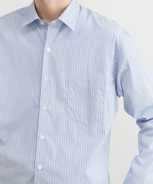 THOMAS MASON（トーマス メイソン）の「トーマスメイソンレギュラーフィットシャツ（シャツ/ブラウス・メンズ・ロイヤルブルー/ネイビー/ホワイト/ストライプ・LARGE/SMALL/MEDIUM）」の21枚目の写真