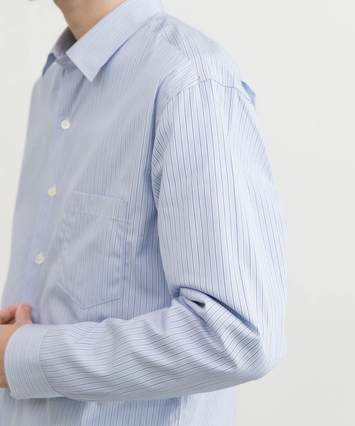 THOMAS MASON（トーマス メイソン）の「トーマスメイソンレギュラーフィットシャツ（シャツ/ブラウス・メンズ・ロイヤルブルー/ネイビー/ホワイト/ストライプ・LARGE/SMALL/MEDIUM）」の22枚目の写真