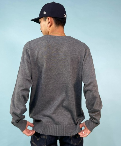 NEW ERA(ニューエラ)の「【ZOZOTOWN限定】NEW ERA/ニューエラ ゴルフ クルーネックセーター/ブランドロゴ ワンポイント/プルオーバーニット 13331039/13331040(ニット/セーター・メンズ・ブラック/グレー・M/L/XL/XXL)」の5枚目の写真