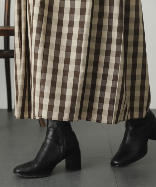 スクエアトウセンターシームストレッチブーツ