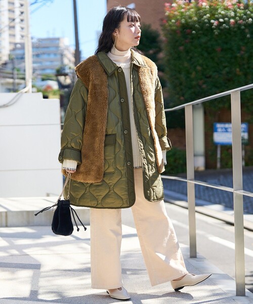 FREAK'S STORE(フリークスストア)の「ファーベスト(ベスト・レディース・ブラウン・フリ-)」の14枚目の写真