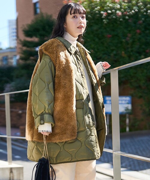 FREAK'S STORE(フリークスストア)の「ファーベスト(ベスト・レディース・ブラウン・フリ-)」の15枚目の写真